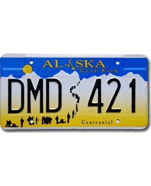Americká ŠPZ Alaska Gold Rush DMD 421