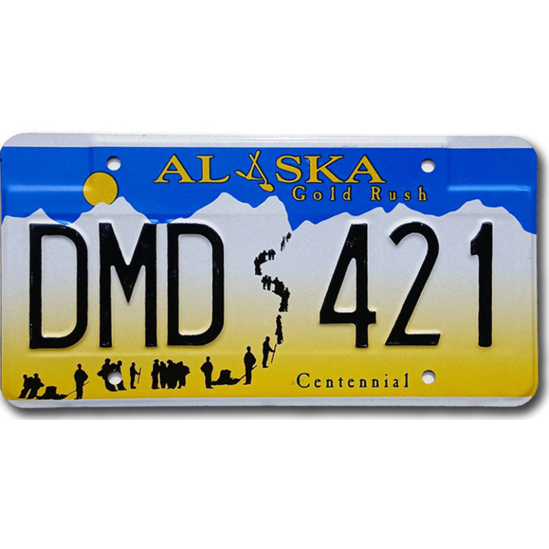 Americká ŠPZ Alaska Gold Rush DMD 421