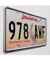 Americká ŠPZ Louisiana Sportsman´s Paradise 978 AWF