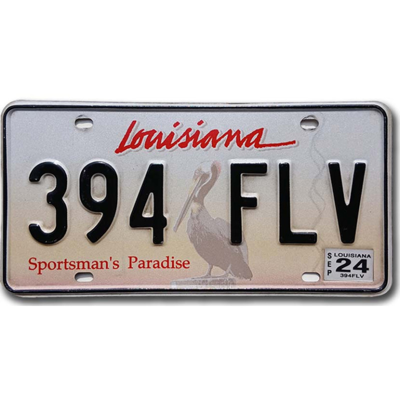 Americká ŠPZ Louisiana Sportsman´s Paradise 394 FLV
