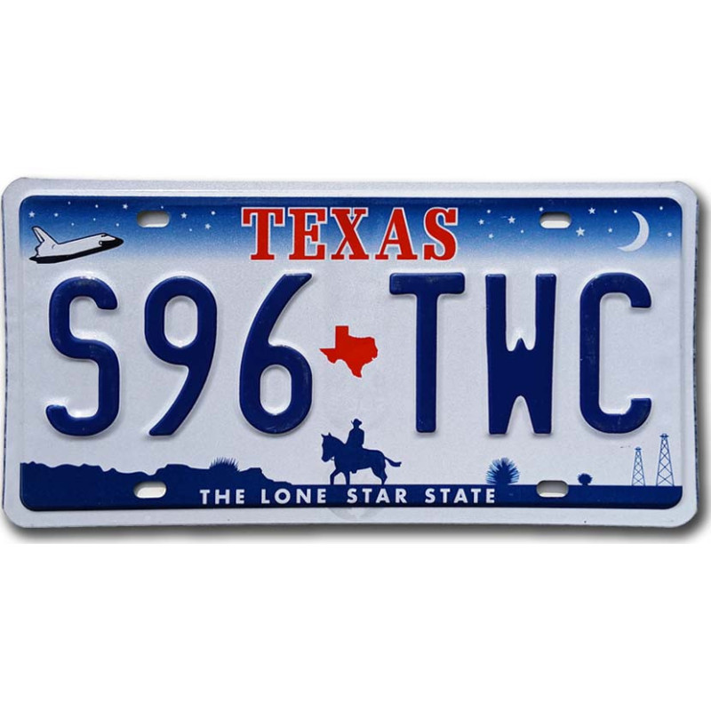 Americká ŠPZ Texas Horse S96 TWC