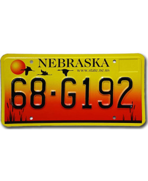 Americká ŠPZ Nebraska Sandhill Crane 68-G192