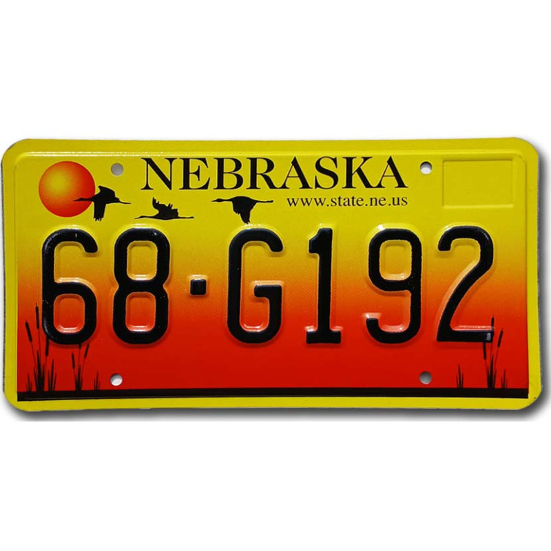 Americká ŠPZ Nebraska Sandhill Crane 68-G192