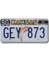 Americká ŠPZ Kansas 1989 Wheat GEY 873