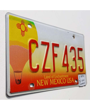 Americká ŠPZ New Mexico Balloon CZF 435