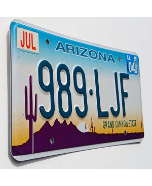 Americká ŠPZ Arizona Grand Canyon 989-LJF