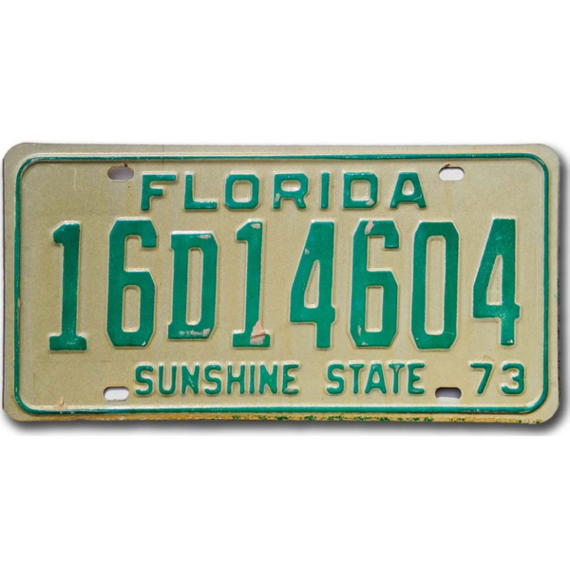 Americká ŠPZ Florida 1973 Sunshine State 16D14604