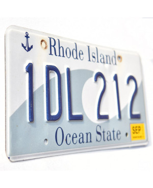Americká ŠPZ Rhode Island Ocean State 1DL 212
