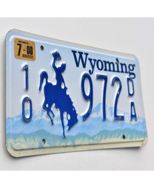 Americká ŠPZ Wyoming Blue Bronco 10-972DA
