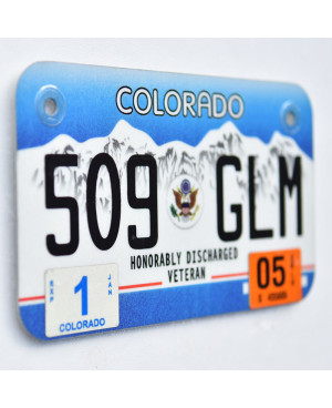 Moto americká ŠPZ Colorado Veteran 509 GLM