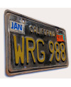 Americká ŠPZ California Black WRG 988