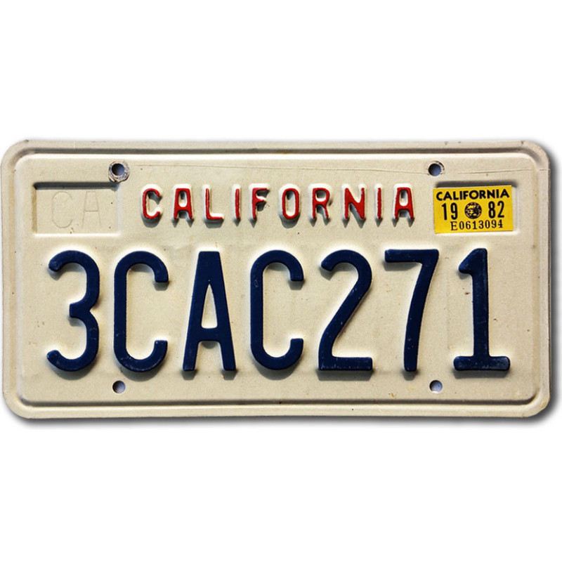 Americká ŠPZ California Block 3CAC271