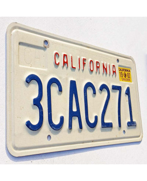 Americká ŠPZ California Block 3CAC271