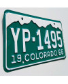 Americká ŠPZ Colorado 1966 Mountains YP-1495