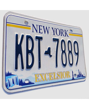 Americká ŠPZ New York Excelsior KBT-7889
