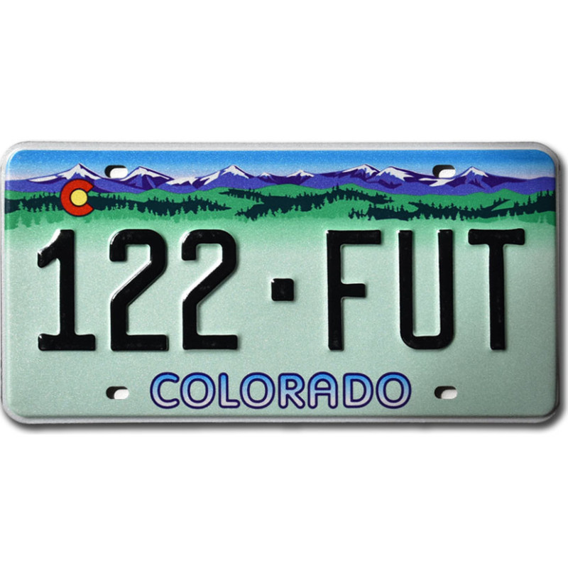 Americká ŠPZ Colorado Rocky Mountains 122-FUT
