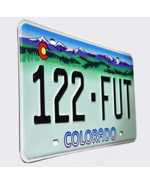 Americká ŠPZ Colorado Rocky Mountains 122-FUT