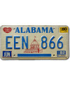Americká ŠPZ Alabama 1980 Capitol EEN 866