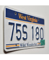 Americká ŠPZ West Virginia Wild Wonderful 75S 180