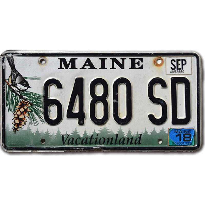 Americká ŠPZ Maine Chickadee 6480 SD