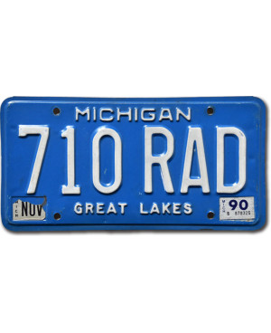 Americká ŠPZ Michigan Great Lakes 710 RAD