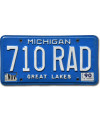 Americká ŠPZ Michigan Great Lakes 710 RAD