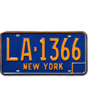 Americká ŠPZ New York Blue LA-1366