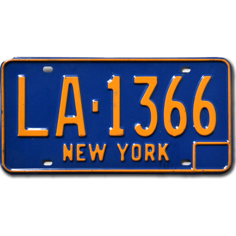 Americká ŠPZ New York Blue LA-1366