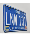 Americká ŠPZ Iowa 1986 Blue LNW 131