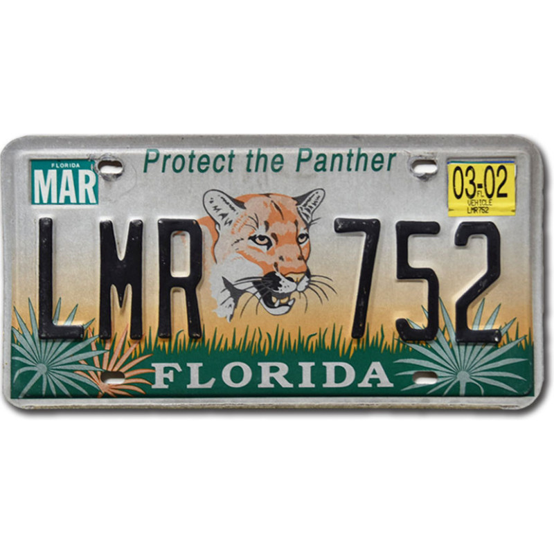 Americká ŠPZ Florida Protect the Panther LMR 752