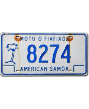 ŠPZ American Samoa 8274