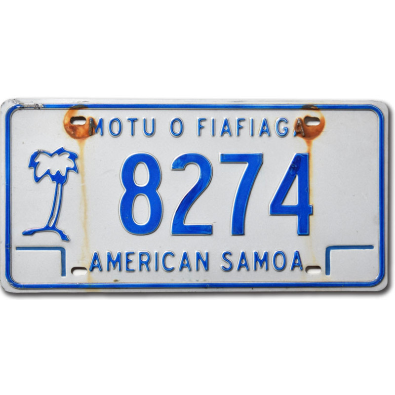 ŠPZ American Samoa 8274