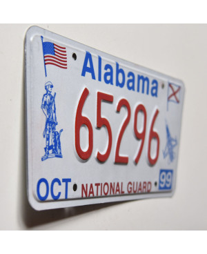 Americká ŠPZ Alabama National Guard 65296
