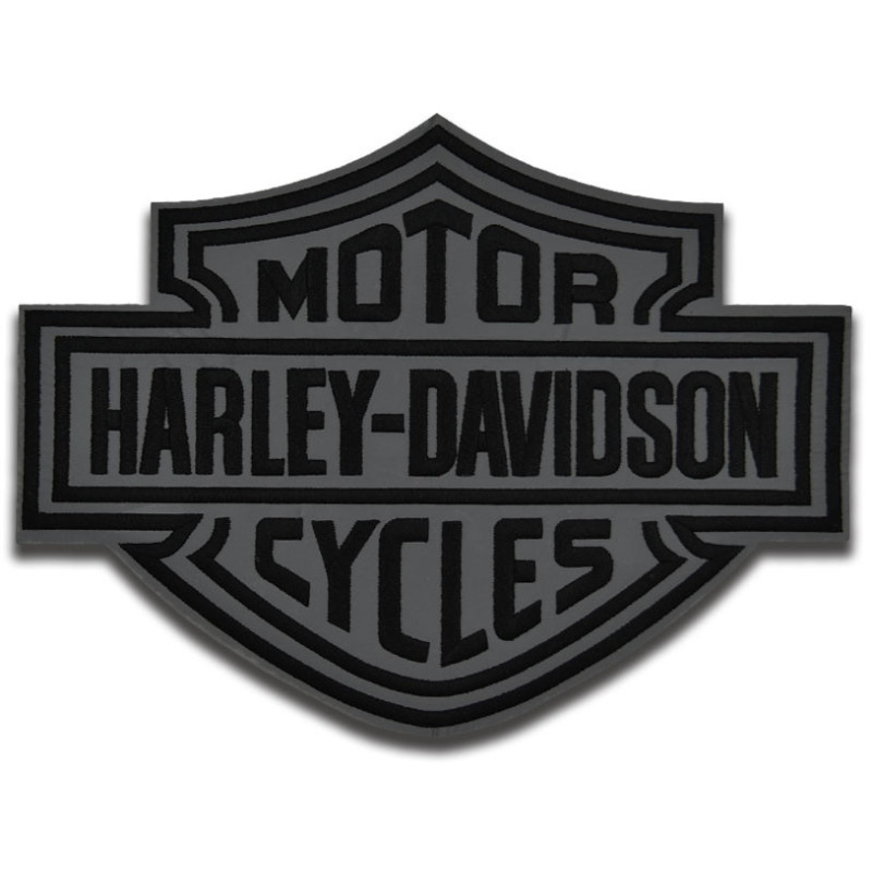 Moto nášivka Harley Davidson Dark reflexná XXL na chrbát