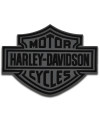 Moto nášivka Harley Davidson Dark reflexná XXL na chrbát