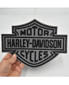 Moto nášivka Harley Davidson Dark reflexná XXL na chrbát