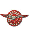 Motorkářská nášivka Moto Guzzi oval