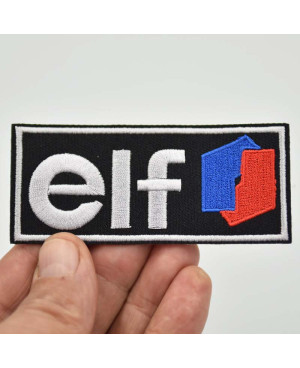Moto nášivka ELF logo 9 cm x 4 cm