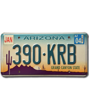Americká ŠPZ Arizona Grand Canyon 390-KRB