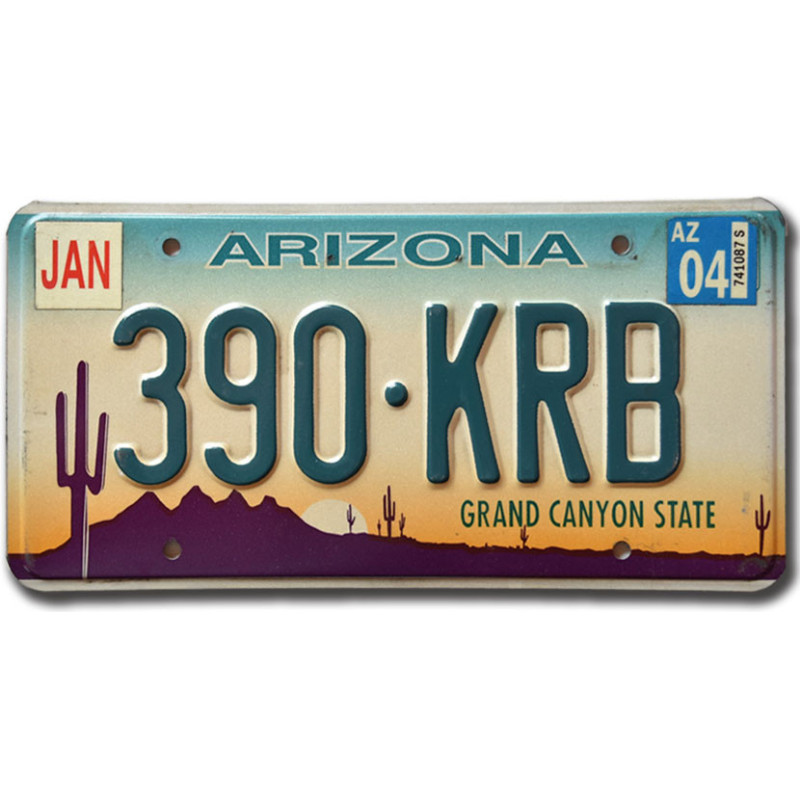 Americká ŠPZ Arizona Grand Canyon 390-KRB