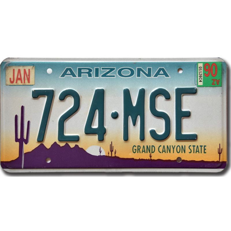 Americká ŠPZ Arizona Grand Canyon 724-MSE