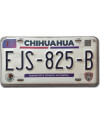 Mexická ŠPZ Chihuahua EJS-825-B