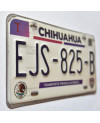 Mexická ŠPZ Chihuahua EJS-825-B
