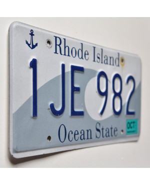 Americká ŠPZ Rhode Island Ocean State 1JE 982