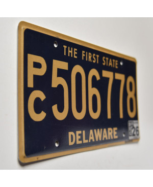 Americká ŠPZ Delaware The First State Blue PC506778