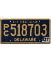 Americká ŠPZ Delaware The First State Blue PC518703