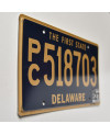 Americká ŠPZ Delaware The First State Blue PC518703