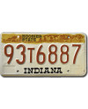 Americká ŠPZ Indiana Hoosier State 1983
