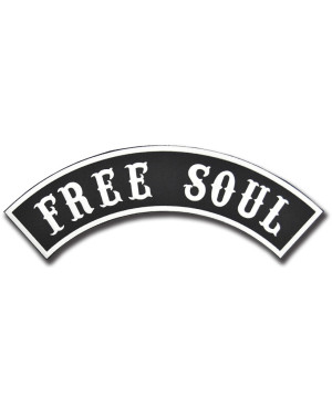 Moto nášivka Free Soul Rocker XXL na chrbát