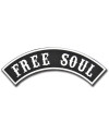 Moto nášivka Free Soul Rocker XXL na chrbát